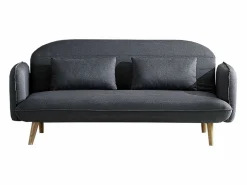 Sale Concept-Usine Sofá convertible estilo escandinavo 3 plazas de tela SOTCHI Gris