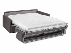 Online Sofá convertible exprés polipiel asiento viscoelástico 160 cm colchón 14 cm CALIFE Sofás De Piel Sintética