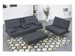Online Sofá convertible, modulable 5 plazas de tela STOCKHOLM Sofá Escandinavo