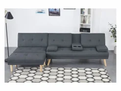Online Sofá convertible, modulable 5 plazas de tela STOCKHOLM Sofá Escandinavo