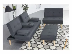 Online Sofá convertible, modulable 5 plazas de tela STOCKHOLM Sofá Escandinavo