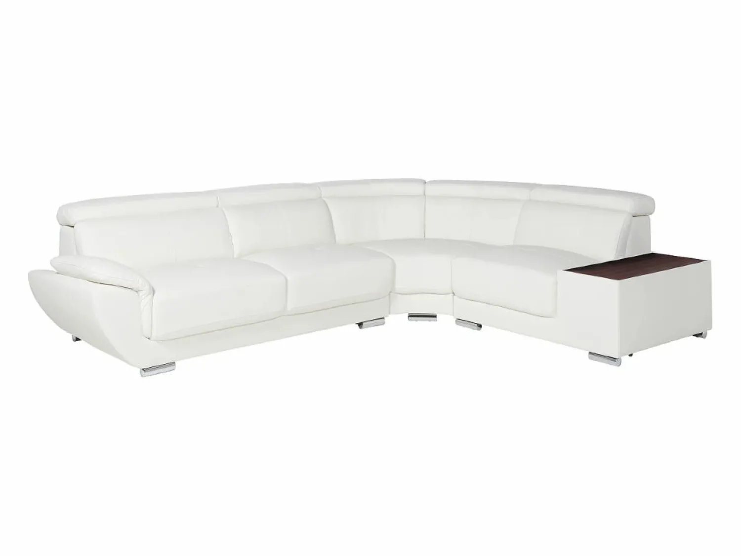 LINEA SOFA Sofá Cuero vacuno color ángulo derecho NAHIA
