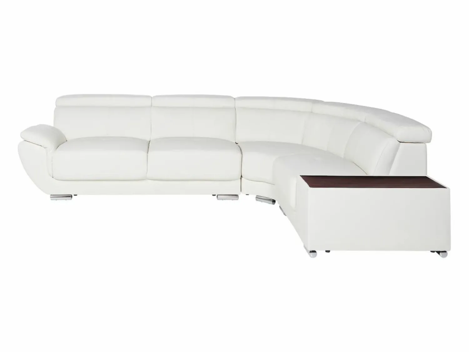 LINEA SOFA Sofá Cuero vacuno color ángulo derecho NAHIA