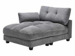 Sale Sofá de 1 plaza con reposabrazos - Sofá relax con 2 portavasos y bolsillos laterales - pana Sofá Relax