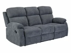 Hot Sofá de 3 plazas, 2 plazas + sillón tela gris TOLZANO Conjunto Sofá Y Sillón