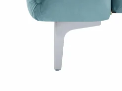 Sale Sofá de 3 plazas, 2 plazas y sillón chéster en terciopelo azul pastel EDWINA Conjunto Sofá Y Sillón