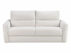 New Maison Céphy Sofá de 3 plazas convertible exprés tejido chenilla 13 cm DOVENA de Beige