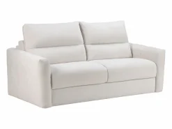 New Maison Céphy Sofá de 3 plazas convertible exprés tejido chenilla 13 cm DOVENA de Beige