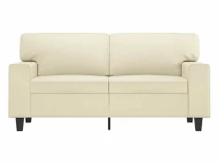 vidaxl Sofá de 2 plazas de cuero sintético color 120 cm