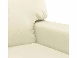 vidaxl Sofá de 2 plazas de cuero sintético color 120 cm