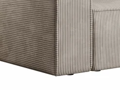 New Vente-unique Sofá de 3 plazas de pana design AMELIA Beige