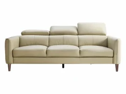 Hot Vente-unique Sofá de 3 plazas de piel de búfalo color SALVI Beige
