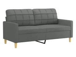 Discount Sofá de 2 plazas de tela oscuro 140 cm Todos Los Sofás|Sofá - 2 Plazas