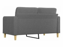 Discount Sofá de 2 plazas de tela oscuro 140 cm Todos Los Sofás|Sofá - 2 Plazas