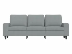 Clicnbuy Sofá de 3 plazas de tela claro 180 cm