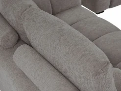 Outlet Vente-unique Sofá de 2 plazas de tela con efecto acolchado estilo design BERENIA Gris