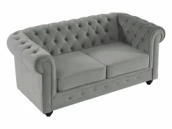 Clearance Sofá de 2 plazas de terciopelo CHESTERFIELD Sofás Chesterfield|Sofá - 2 Plazas
