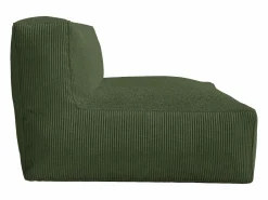 Sale Vente-unique Sofá de 2 plazas de terciopelo en color estilo contemporáneo NOUMARA Verde