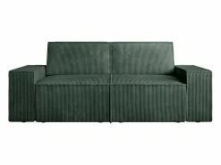 Discount Vente-unique Sofá de 2 plazas de terciopelo verde oscuro AMELIA Verde pino