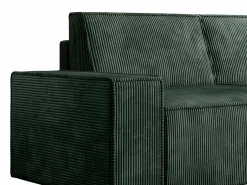 Discount Vente-unique Sofá de 2 plazas de terciopelo verde oscuro AMELIA Verde pino