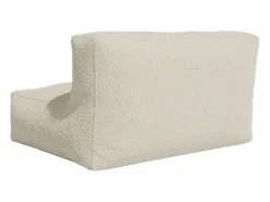 Discount Vente-unique Sofá de 2 plazas en tela bouclé color NOUMARA Blanco roto