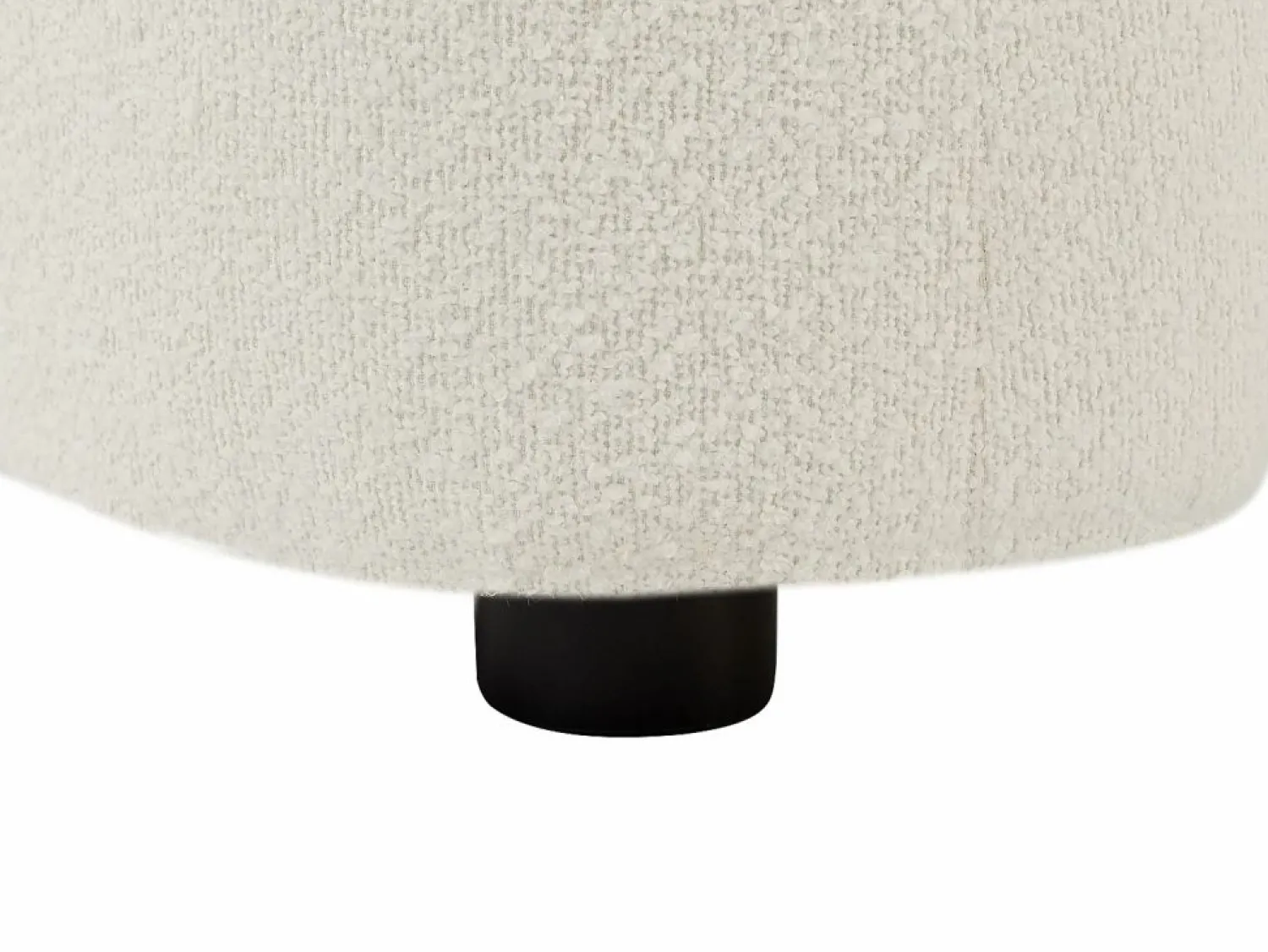 Clearance Vente-unique Sofá de 3 plazas en tela bouclé color blanco OVOTAS Marfil
