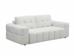 Best Vente-unique Sofá de 2 plazas en tela bouclé . SOPELANA Blanco