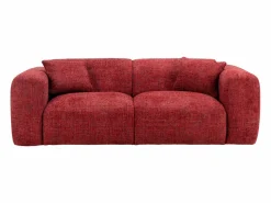Hot Sofá de 3 plazas en tela texturizada POGNI de Colección Rouge Passion|Sofás Y Sillones