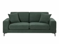 Vente-unique Sofá de 2 plazas en tela texturizada color JAMOLO