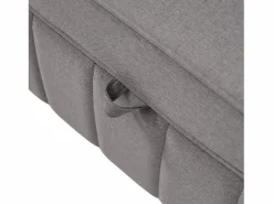 Sofá de 2 plazas extraíble - Sofá relax con bolsillos laterales y 2 cojines - Lino Sofá Relax