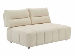 Clearance Sofá de 2 plazas movible hacia adelante y hacia atrás en tela texturizada APOLIU Sofás Y Sillones|Sofá - 2 Plazas