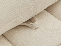 Clearance Sofá de 2 plazas movible hacia adelante y hacia atrás en tela texturizada APOLIU Sofás Y Sillones|Sofá - 2 Plazas