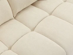 Clearance Sofá de 2 plazas movible hacia adelante y hacia atrás en tela texturizada APOLIU Sofás Y Sillones|Sofá - 2 Plazas