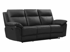 Vente-unique Sofá de 3+2 plazas relax de piel de búfalo PAKITA