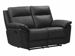 Vente-unique Sofá de 3+2 plazas relax de piel de búfalo PAKITA