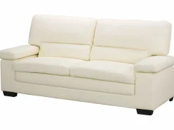 LINEA SOFA Sofá de 3 plazas y sillón de piel de búfalo MIMAS II