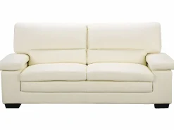 LINEA SOFA Sofá de 3 plazas y sillón de piel de búfalo MIMAS II