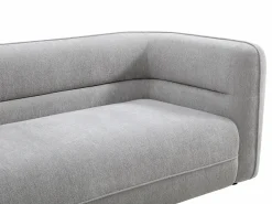 Outlet Sofá de 3 plazas y un sillón en tela de chenilla TALIENA Conjunto Sofá Y Sillón