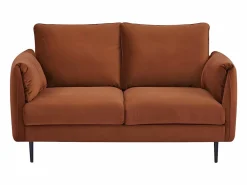 Online SENHO Sofá de dos plazas de terciopelo YORK - Confort y elegancia para tu salón Terracota