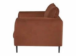 Online SENHO Sofá de dos plazas de terciopelo YORK - Confort y elegancia para tu salón Terracota