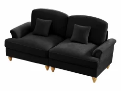 Sofá de dos plazas Módulos flexibles Convertible en sofá cama Puff multifunción Chenilla