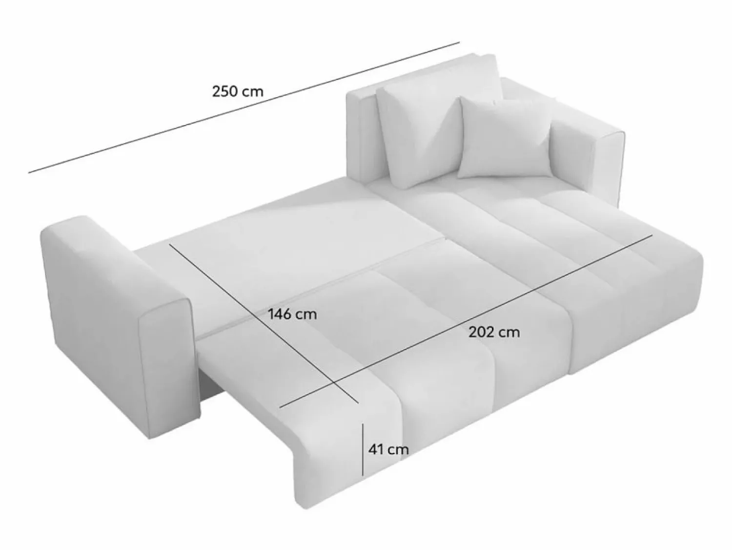 Concept-Usine Sofá de esquina convertible de 4 plazas en terciopelo BRIGHTON con almacenamiento - Estilo contemporáneo, estructura de madera maciza
