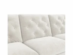 ModernLuxe Sofá de esquina moderno en L - Con espacio de almacenamiento - Ajustable a izquierda y derecha - Con bolsillos laterales de almacenamiento - Terciopelo - ​​​