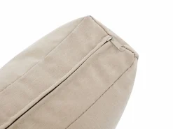 Outlet Sofá de jardín de 3 plazas de aluminio y cuerda - con cojines beige - HELYSI de Salones De Jardín