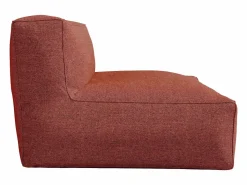 Discount MYLIA Sofá de jardín de 2 plazas de tela - - NOUMARA de Terracota