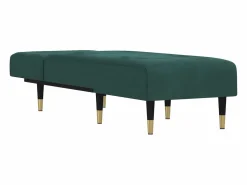 Clearance Sofá de terciopelo oscuro ES81479 Diván Cama