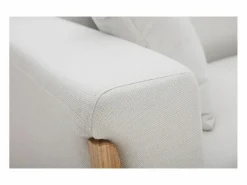 Best Sofá diseño 3 plazas roto patas madera FJORD Sofá Escandinavo