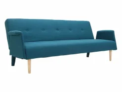 Clearance Miliboo Sofá diseño convertible OSCAR Azul