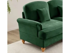 Sale Sofá Esquina Modular 4 Plazas en U - Chenille - Funda Extraíble y 2 Pufs - 350x140x93cm - Sofás Club