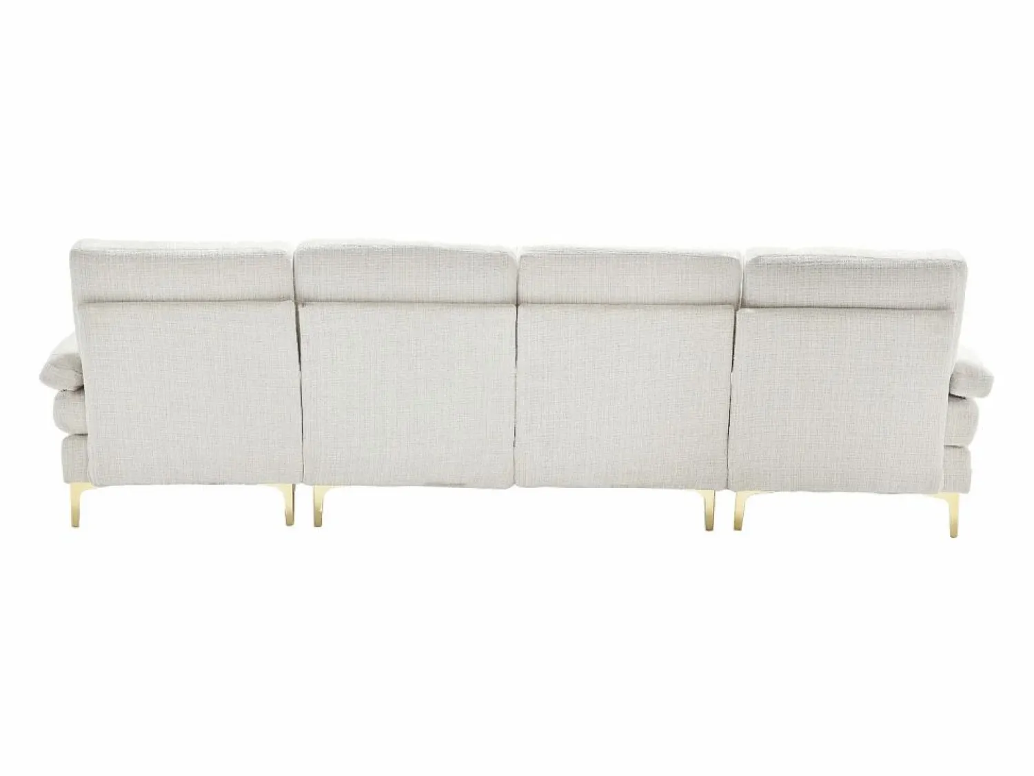 Sofá esquinero - Sofá de 4 plazas con asientos y cojines - para salón y dormitorio